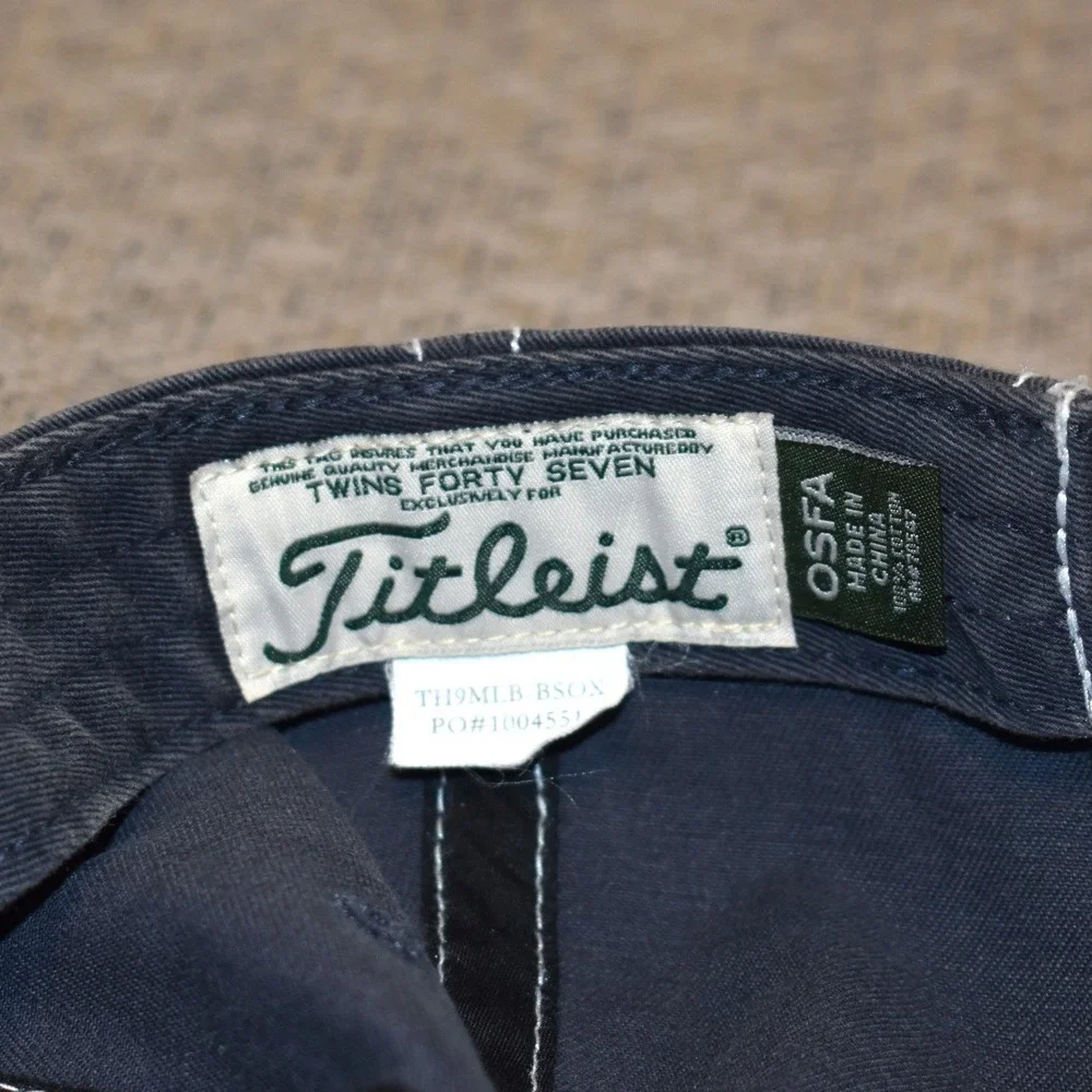 Titleist Baseball Hat Mens OSFA Navy Excellent Boston Red Sox TH9MLB-BSOX